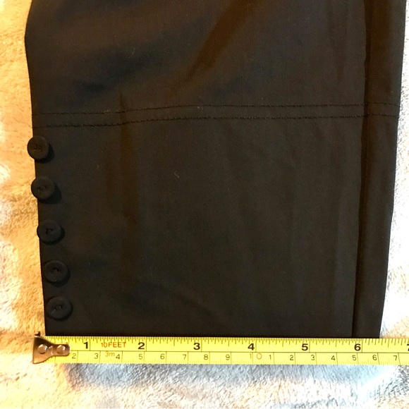 Yushi black pants XL Kozzy PK101 buttons on legs Lagenlook NWT boutique - Picture 9 of 10